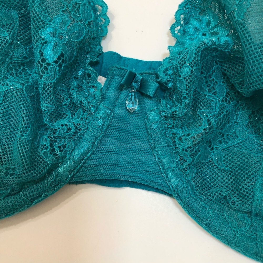 Cacique Full Coverage Unlined Lace Underwire Bra - 40 DDD - Picture 2 of 9
